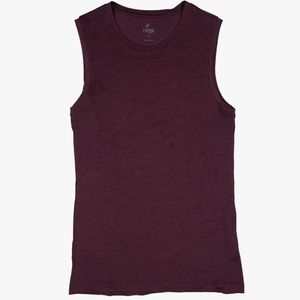 Ridge Merino Wool Jovi Tank Wine XL